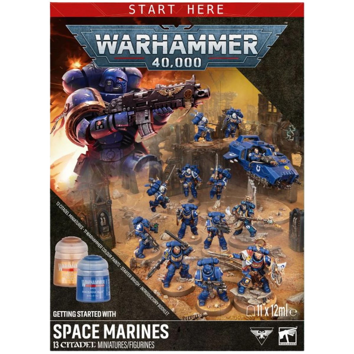 Warhammer 40,000 Getting Started with Space Marines boxed set