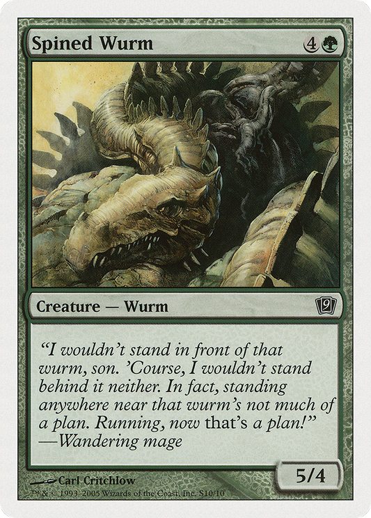 Spined Wurm (9ED-S10) - 9th Edition
