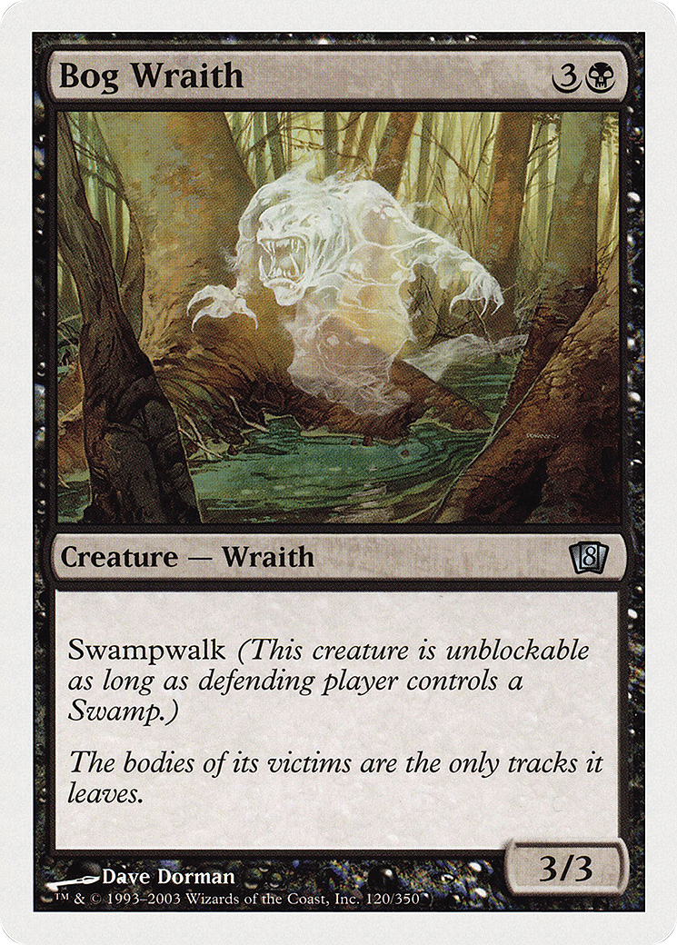 Bog Wraith (8ED-120★) - 8th Edition Foil