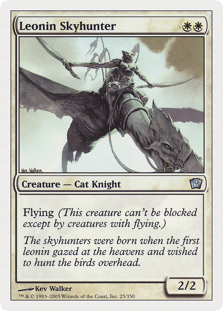 Leonin Skyhunter (9ED-25★) - 9th Edition