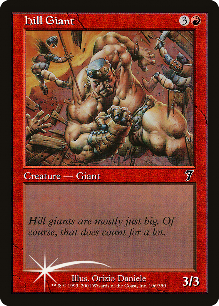 Hill Giant (7ED-196★) - 7th Edition Foil