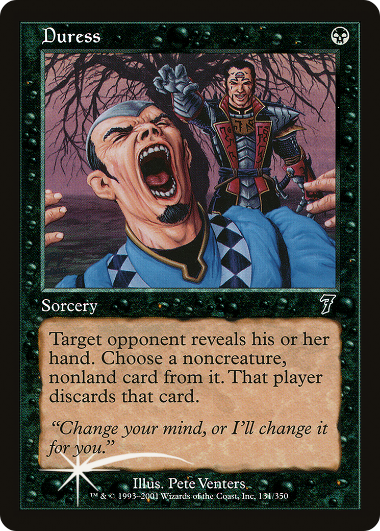 Duress (7ED-131) - 7th Edition Foil