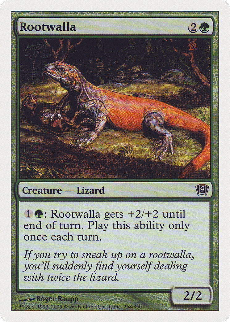 Rootwalla (9ED-268★) - 9th Edition