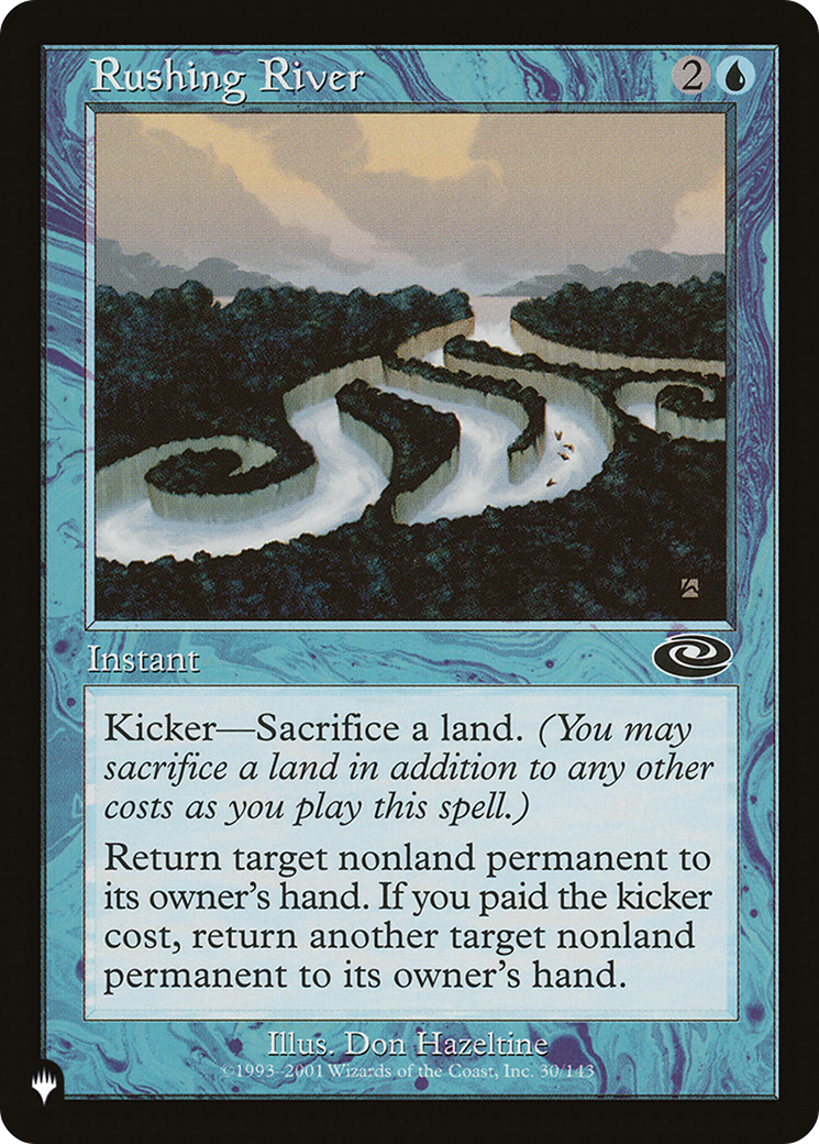 Rushing River (LIST-PLS-30) - The List