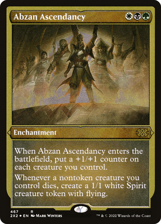 Abzan Ascendancy (Foil Etched) (2X2-467) - Double Masters 2022 Foil