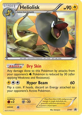 Heliolisk XY47  - Holofoil XY Promos - Promo