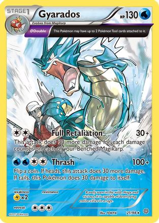 Gyarados (21) (21) 021/98  - Holofoil XY  Ancient Origins - Holo Rare