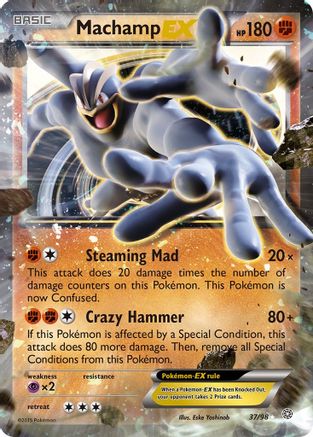 Machamp EX 037/98  - Holofoil XY  Ancient Origins - Ultra Rare