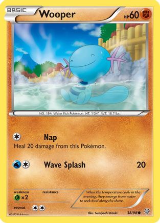 Wooper 038/98  XY  Ancient Origins - Common