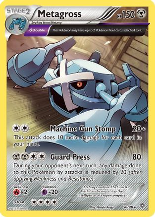 Metagross (50) (50) 050/98  - Reverse Holofoil XY  Ancient Origins - Rare