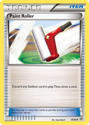 Paint Roller 079/98  - Reverse Holofoil XY  Ancient Origins - Uncommon