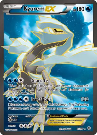 Kyurem EX (86 Full Art) (86 Full Art) 086/98  - Holofoil XY  Ancient Origins - Ultra Rare