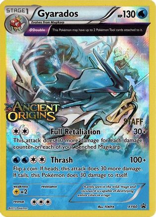 Gyarados (Prerelease) [Staff] XY60  - Holofoil XY Promos - Promo