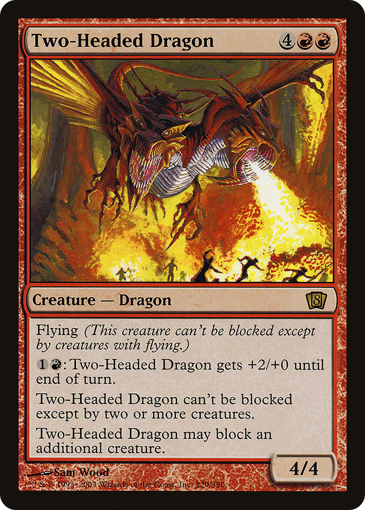 Two-Headed Dragon (8ED-229★) - 8th Edition Foil