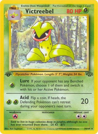 Victreebel (30) (30) 030/64  - 1st Edition Jungle - Rare