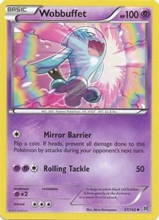 Wobbuffet 067/162  - Reverse Holofoil XY  BREAKthrough - Uncommon