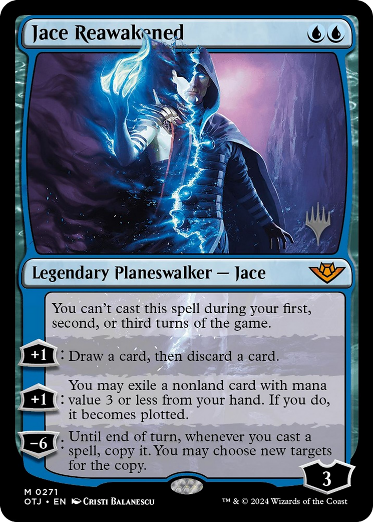 Jace Reawakened (PPOTJ-271) - Outlaws of Thunder Junction Promos
