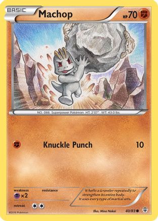 Machop 040/83  - Reverse Holofoil Generations - Common