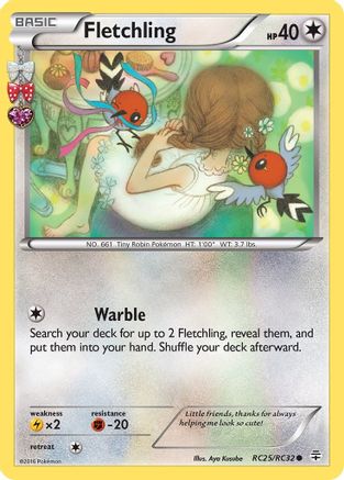Fletchling RC25/RC32  Generations Radiant Collection - Common