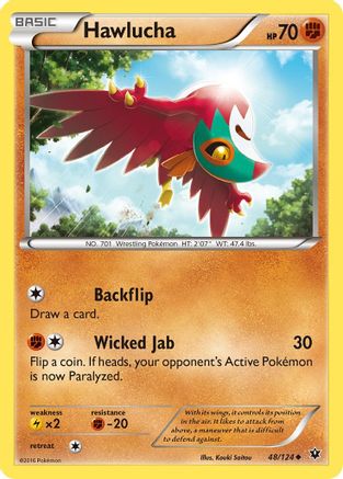 Hawlucha 048  XY  Fates Collide - Uncommon