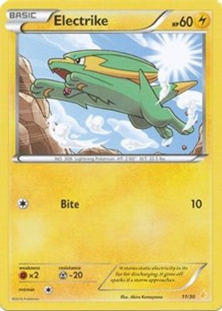 Electrike (11) (11) 011  XY Trainer Kit Pikachu Libre & Suicune - Common