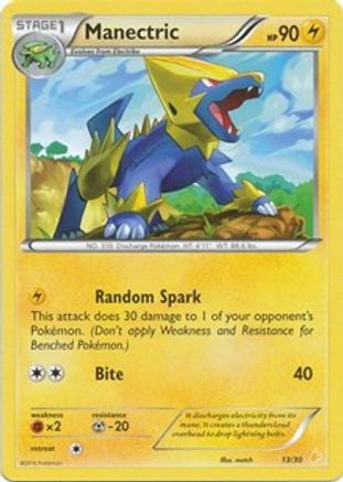 Manectric (22) (22) 022  XY Trainer Kit Pikachu Libre & Suicune - Common