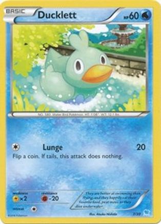 Ducklett (24) (24) 024  XY Trainer Kit Pikachu Libre & Suicune - Common