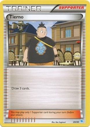 Tierno (29 (29 - Suicune Deck) 029  XY Trainer Kit Pikachu Libre & Suicune - Common