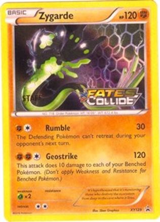 Zygarde (Prerelease) [Staff] XY129  - Holofoil XY Promos - Promo
