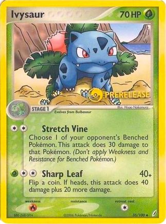Ivysaur (Prerelease) 035/100  Nintendo Promos - Promo