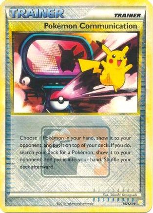 Pokemon Communication (League Promo) 098/129  - Reverse Holofoil League & Championship Cards - Promo
