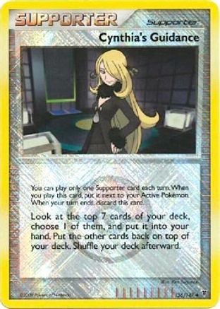 Cynthia's Guidance (League Promo) 136/147  - Reverse Holofoil League & Championship Cards - Promo