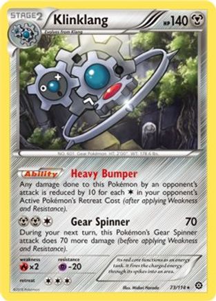 Klinklang (XY Steam Siege) 073/114  Deck Exclusives - Rare