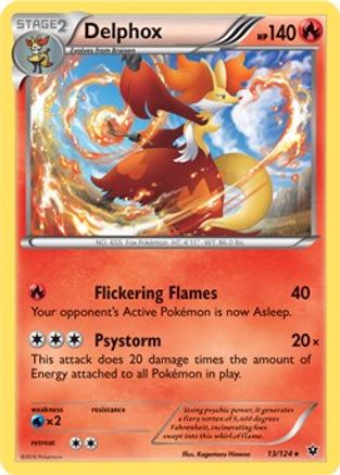 Delphox (XY Fates Collide) 013/124  Deck Exclusives - Rare