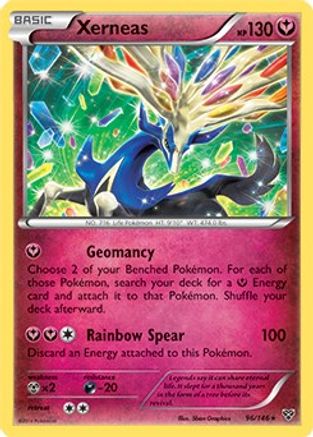 Xerneas (Cracked Ice Holo) 096/146  - Holofoil Deck Exclusives - Holo Rare