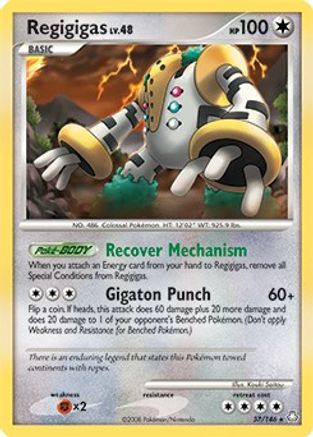 Regigigas (DP Legends Awakened) 037/146  - Holofoil Deck Exclusives - Holo Rare