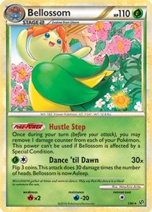 Bellossom (HGSS Undaunted) 001/090  Deck Exclusives - Rare