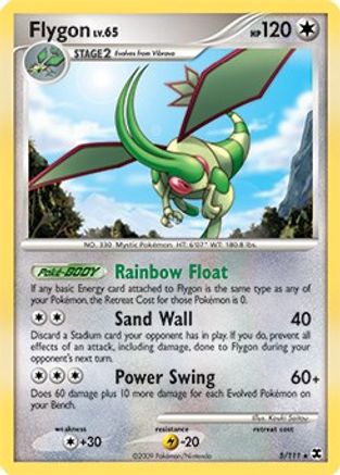 Flygon (DPPt Rising Rivals) 005/111  Deck Exclusives - Rare
