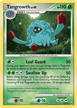 Tangrowth (DPPt Arceus) 010/099  Deck Exclusives - Rare