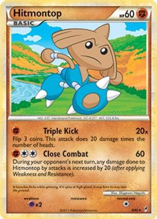 Hitmontop (Call of Legends) 008/095  Deck Exclusives - Rare