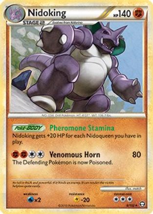 Nidoking 006/102  Deck Exclusives - Rare