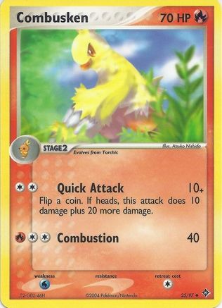 Combusken 025  EX Battle Stadium - Uncommon