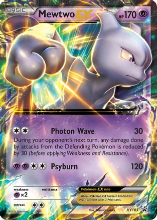Mewtwo EX XY183  - Holofoil XY Promos - Promo