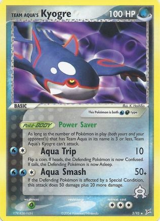 Team Aqua's Kyogre (EX Team Magma vs Team Aqua) 003/095  Deck Exclusives - Rare