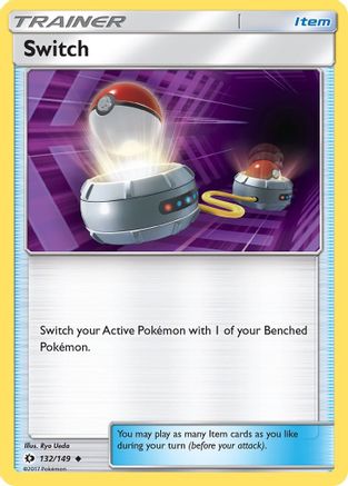 Switch 132/149  SM Base Set - Uncommon