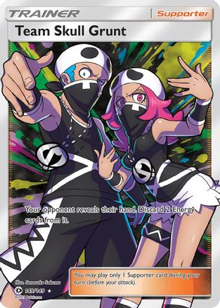 Team Skull Grunt (Full Art) 149/149  - Holofoil SM Base Set - Ultra Rare
