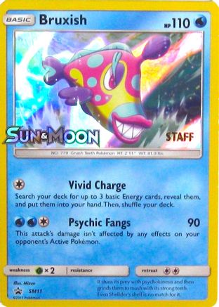 Bruxish (Prerelease) [Staff] SM11  - Holofoil SM Promos - Promo