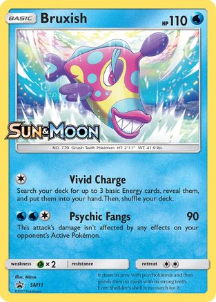 Bruxish (Prerelease) SM11  - Holofoil SM Promos - Promo
