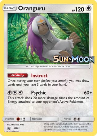Oranguru (Prerelease) SM13  - Holofoil SM Promos - Promo