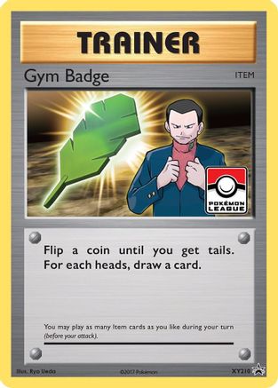 Gym Badge (Giovanni) XY210  - Holofoil XY Promos - Promo